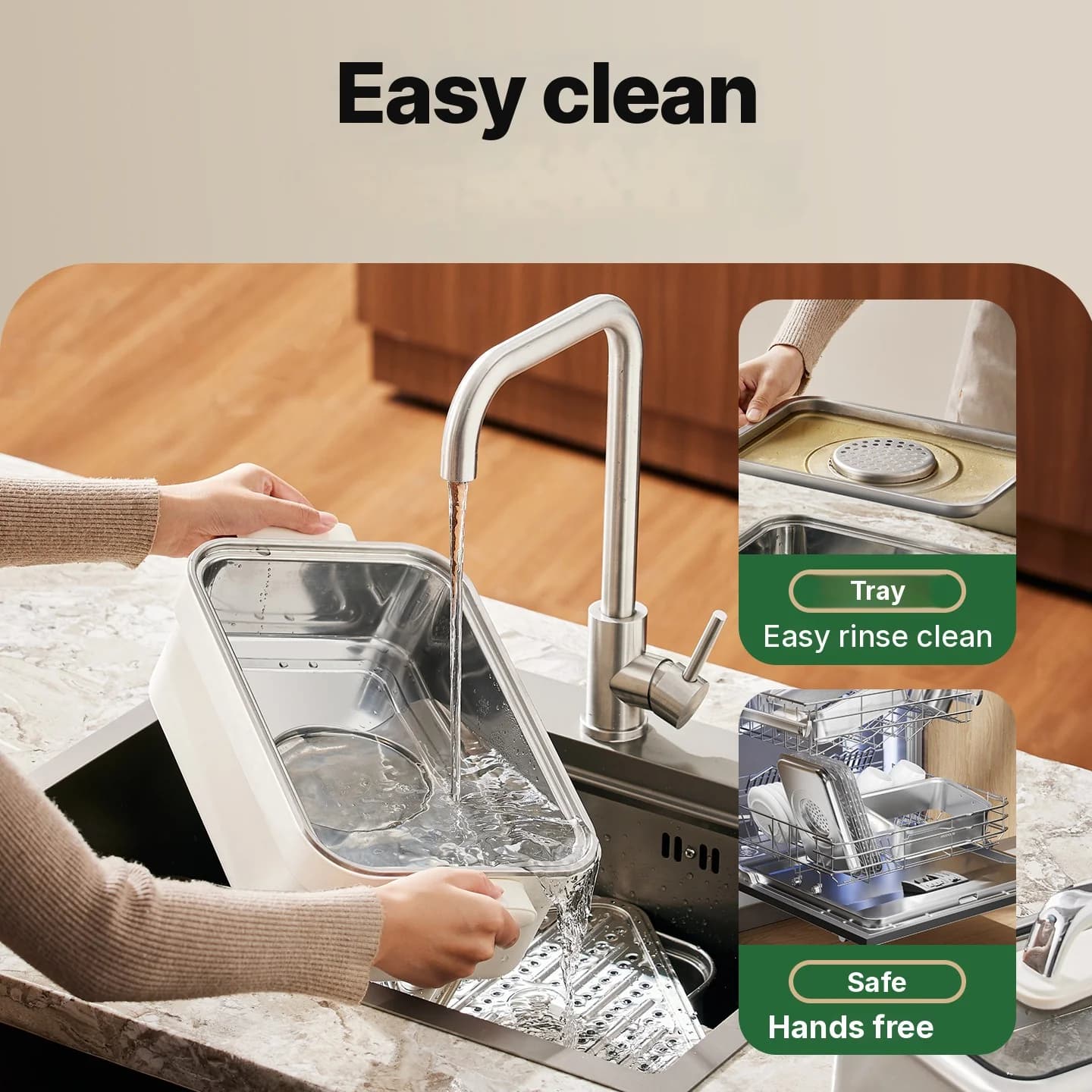 Nồi hấp điện bằng thép không gỉ 18L 24L 2 hoặc 3 tầng