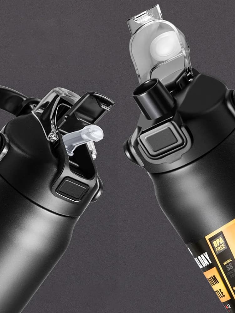 Ly giữ nhiệt ngoài trời có ống hút 0.8-1.5L