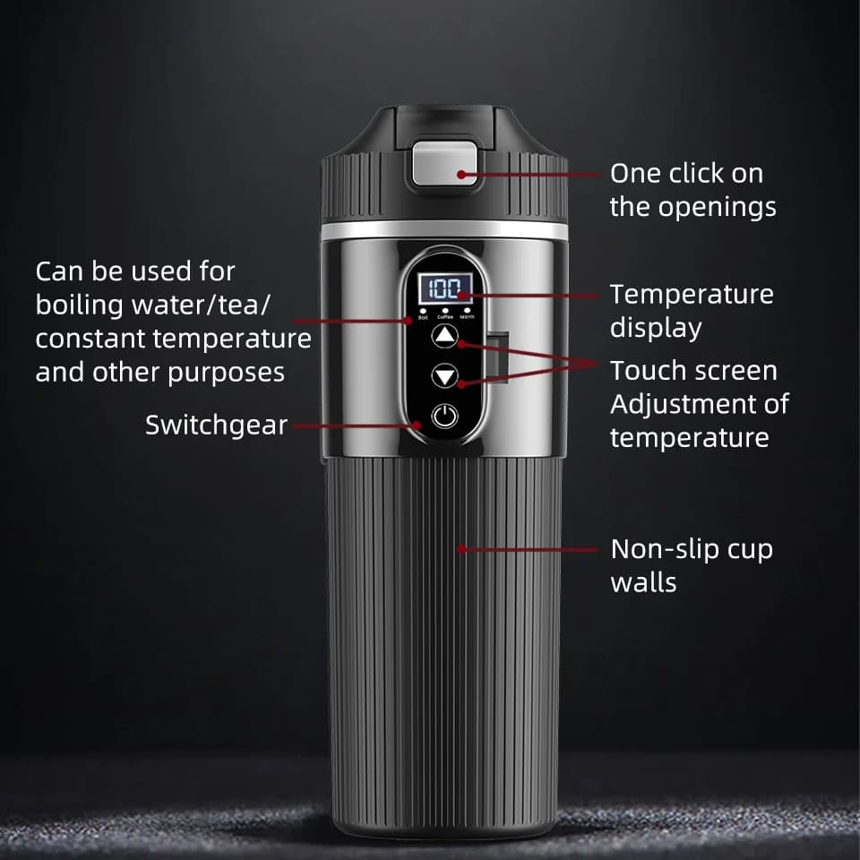 Cốc sưởi điện 500ml 12V/24V
