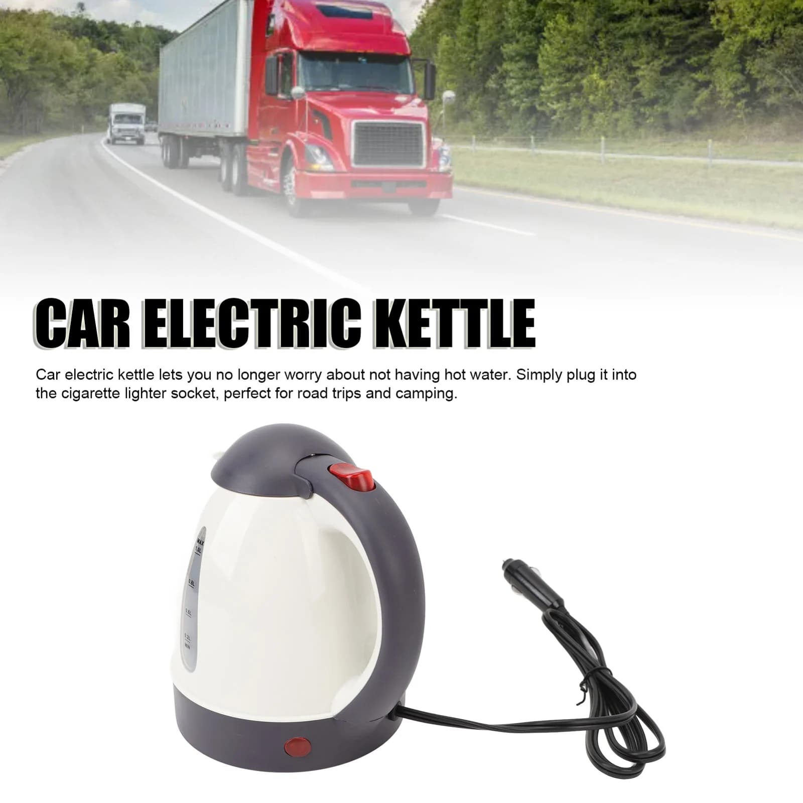 Ấm đun nước điện ô tô 1L 12V/24V