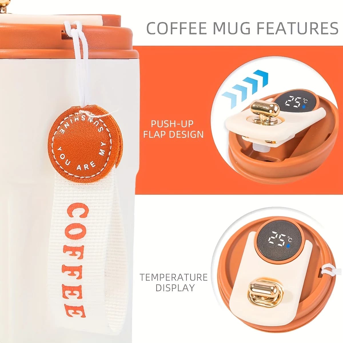 Bình giữ nhiệt hiển thị nhiệt độ 450ml