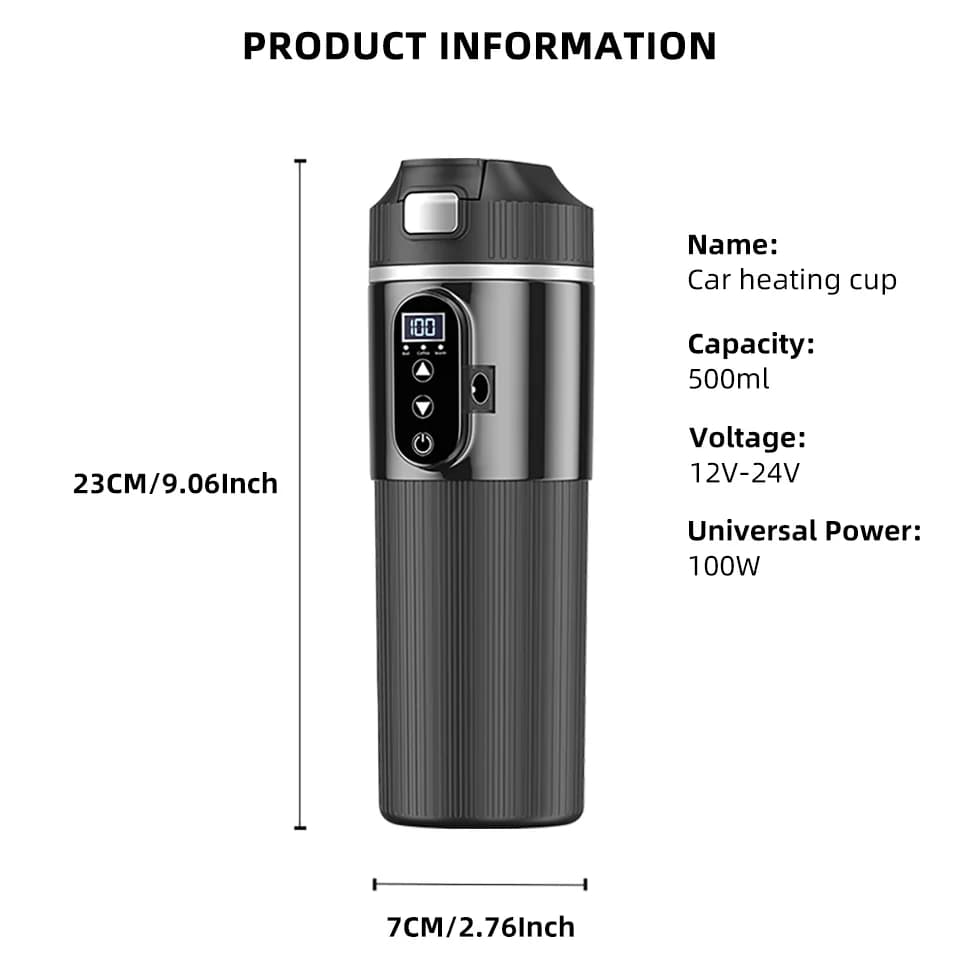 Cốc sưởi điện 500ml 12V/24V