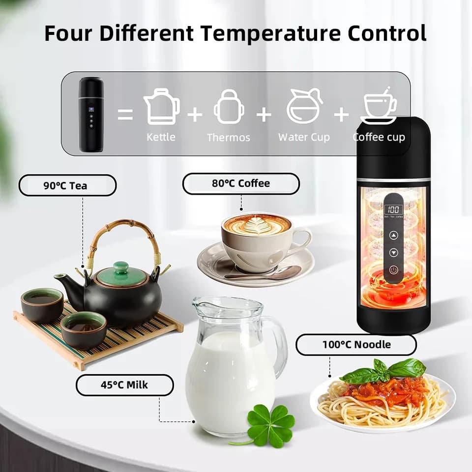 Cốc hâm nóng ô tô 500ml 12V/24V