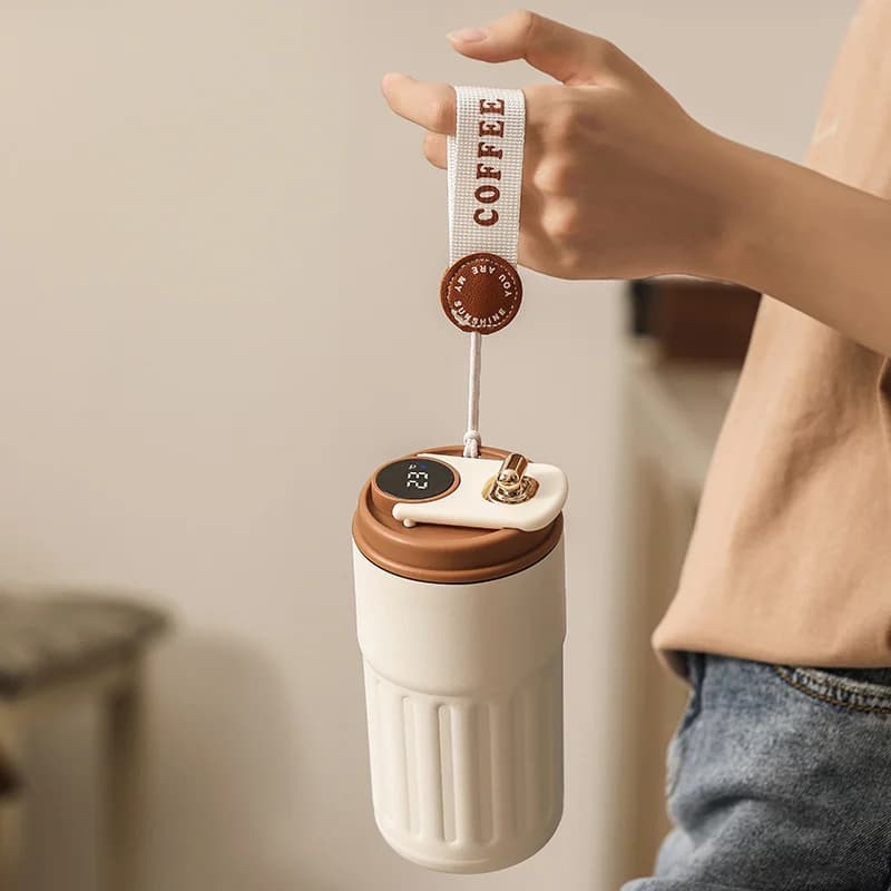 Cốc giữ nhiệt hiển thị nhiệt độ 450ml