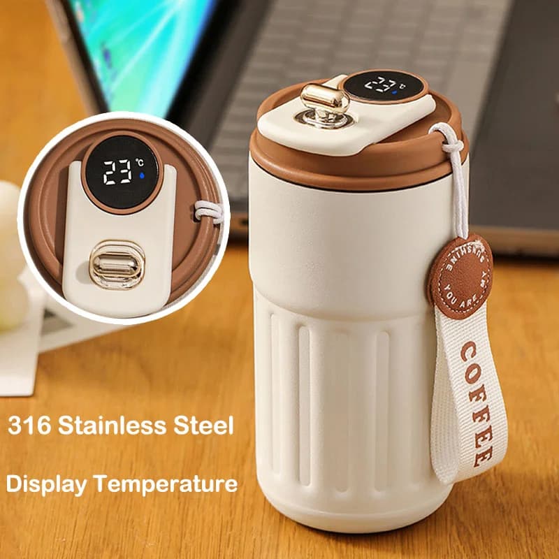 Cốc giữ nhiệt hiển thị nhiệt độ 450ml