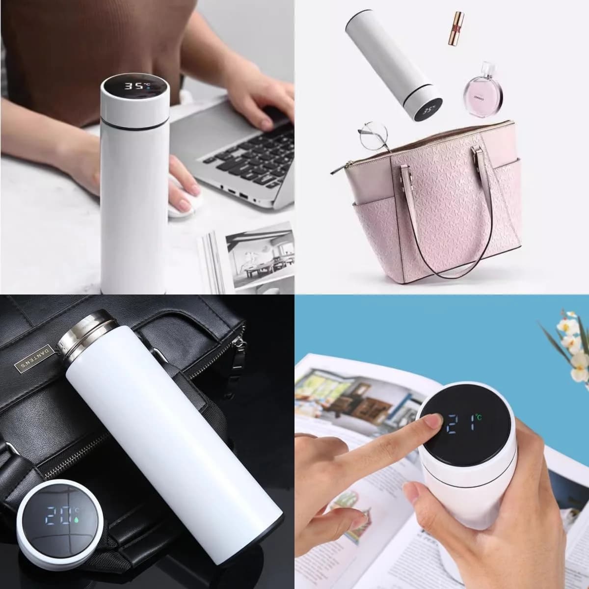 Bình giữ nhiệt hiển thị nhiệt độ 500ml