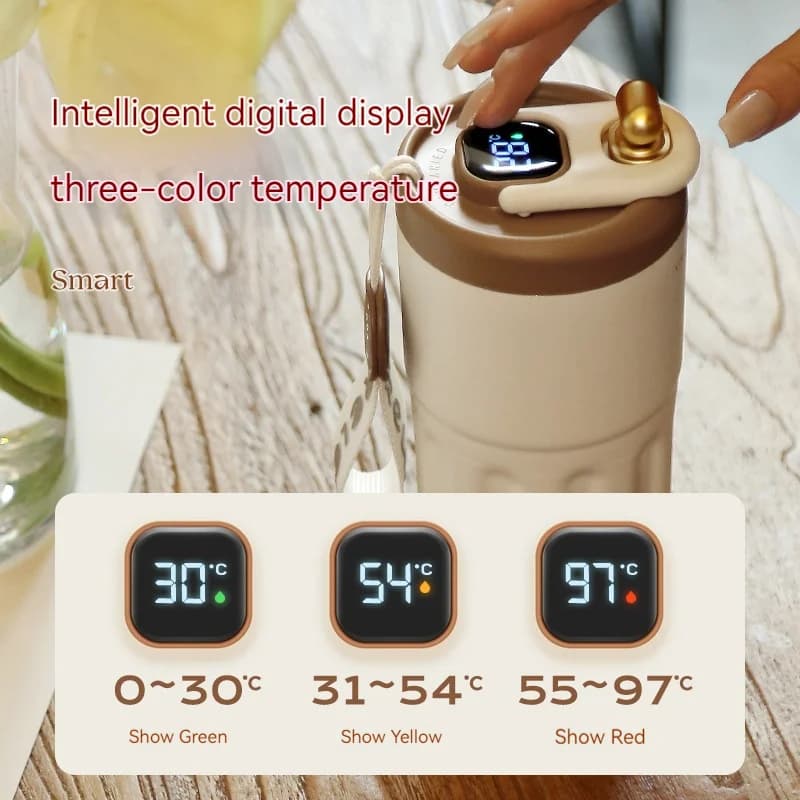 Bình giữ nhiệt hiển thị nhiệt độ 450ml