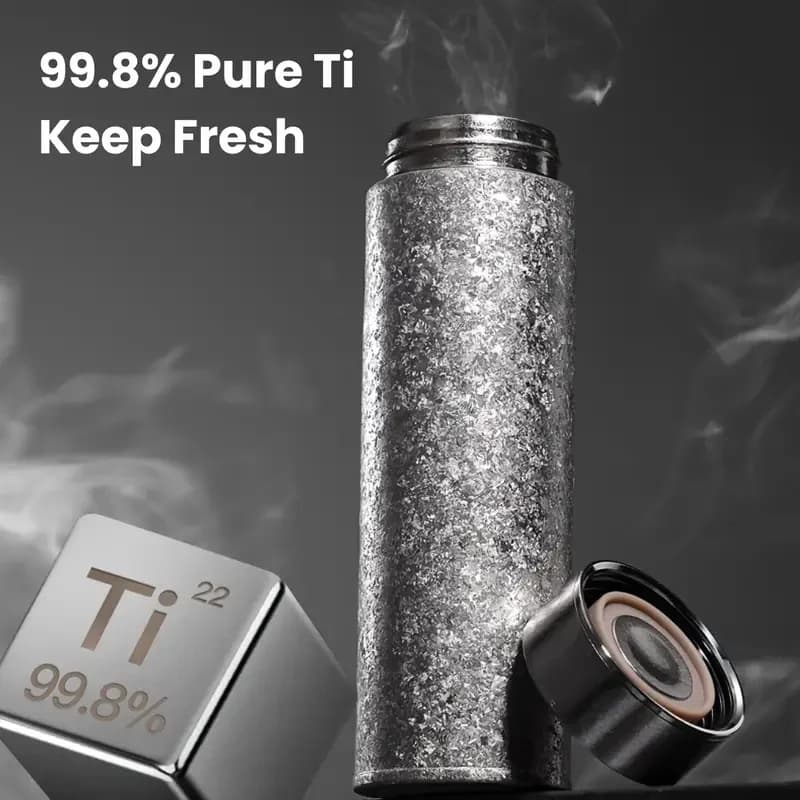 Ly giữ nhiệt titan nguyên chất 500ml