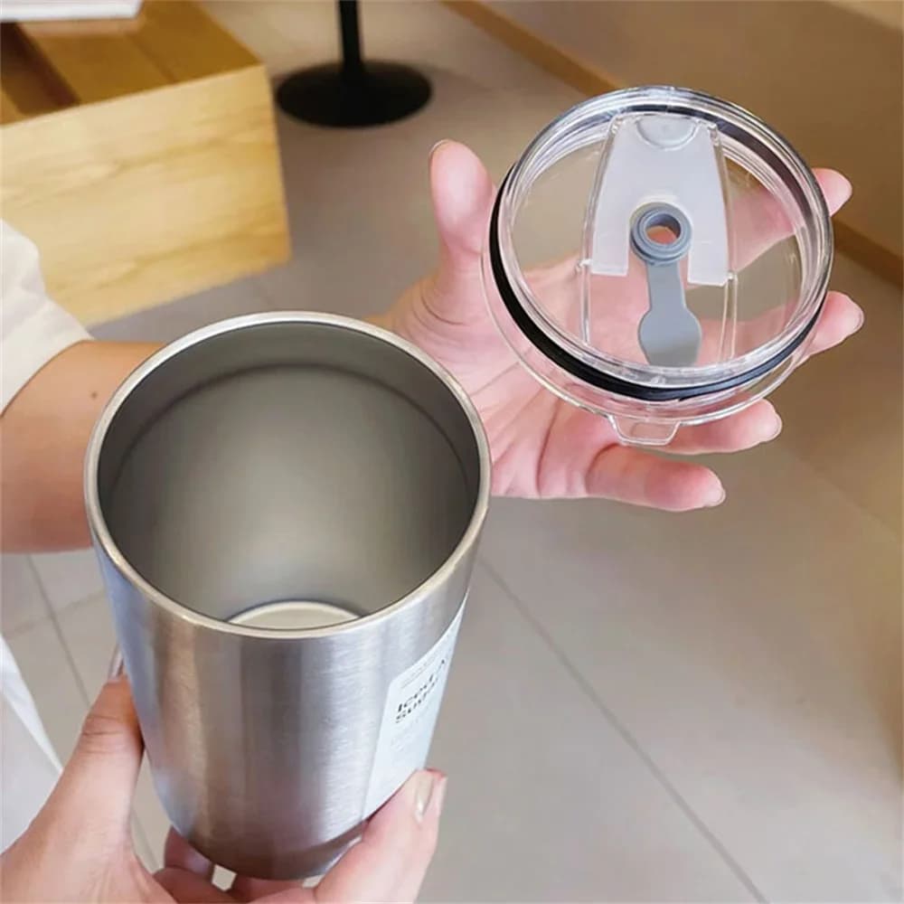 Ly giữ nhiệt ống hút 600ml